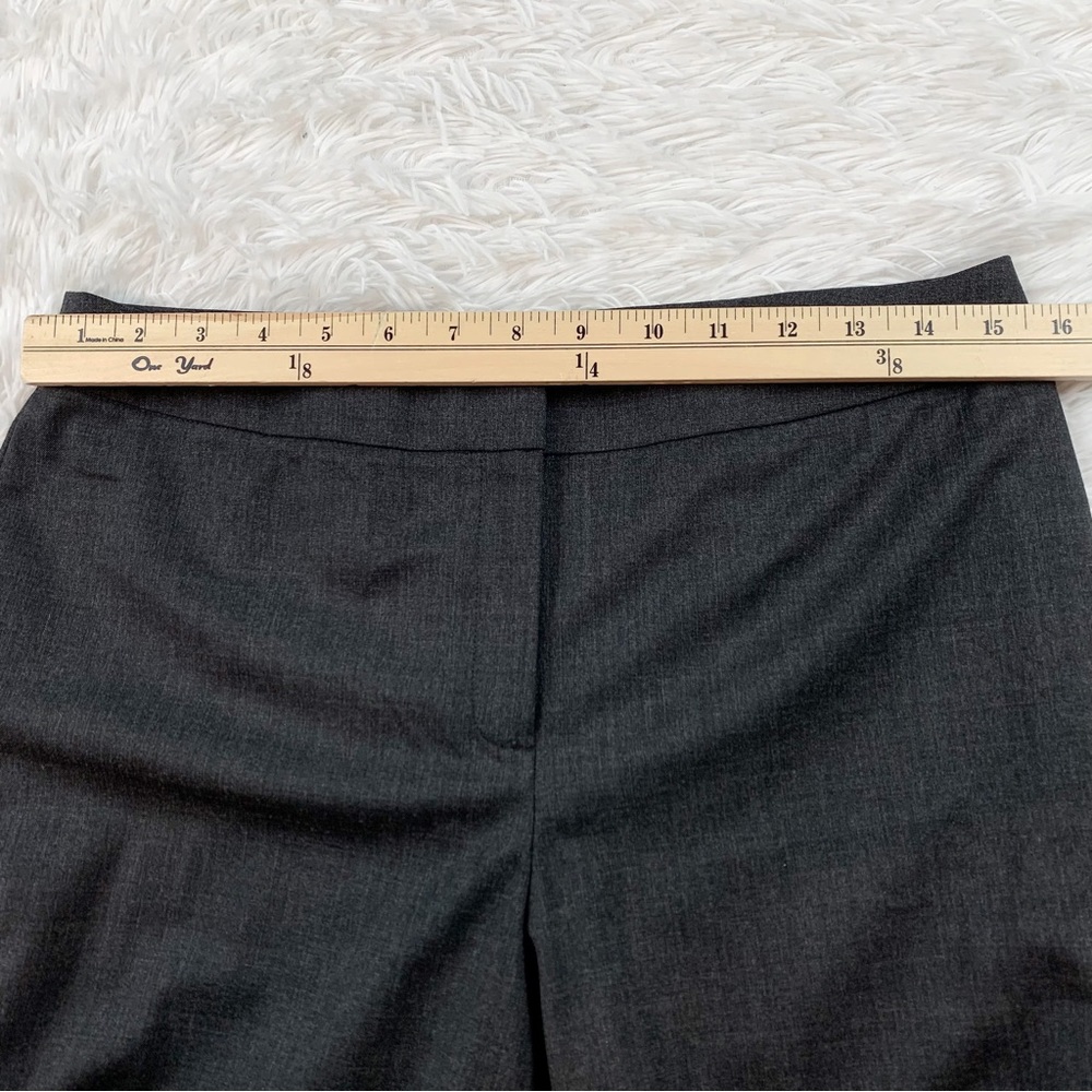 Lafayette 148 Barrow stretch wool‎ straight leg pants trousers grey workwear - Picture 6 of 10